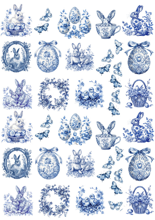 Easter 3.0 Candles and Gypsum Tattoo Stickers