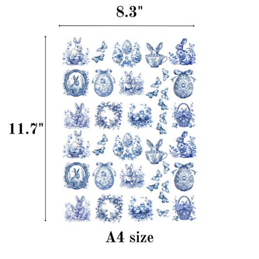 Easter 3.0 Candles and Gypsum Tattoo Stickers