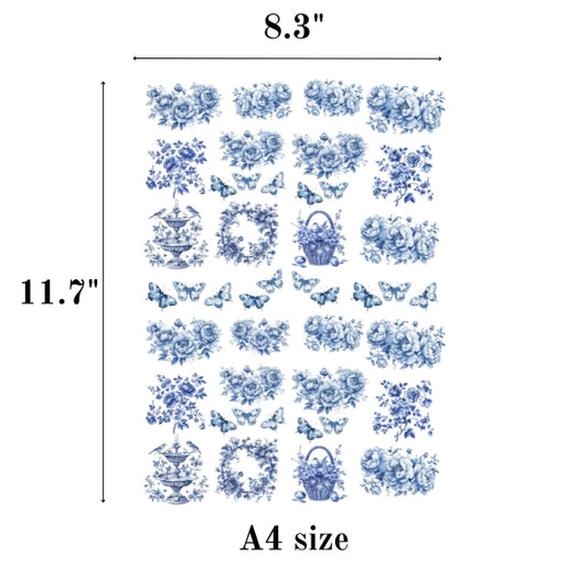 Easter 4.0 Candles and Gypsum Tattoo Stickers