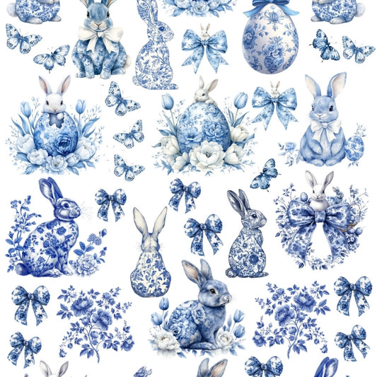 Easter 5.0 Candles and Gypsum Tattoo Stickers