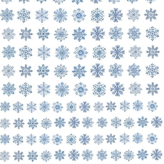 Snow Flakes Candles and Gypsum Tattoo Stickers