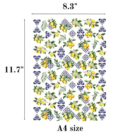 Lemon Candle Tattoo Sticker