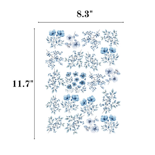 Spring Blu Candles and Gypsum Tattoo Stickers